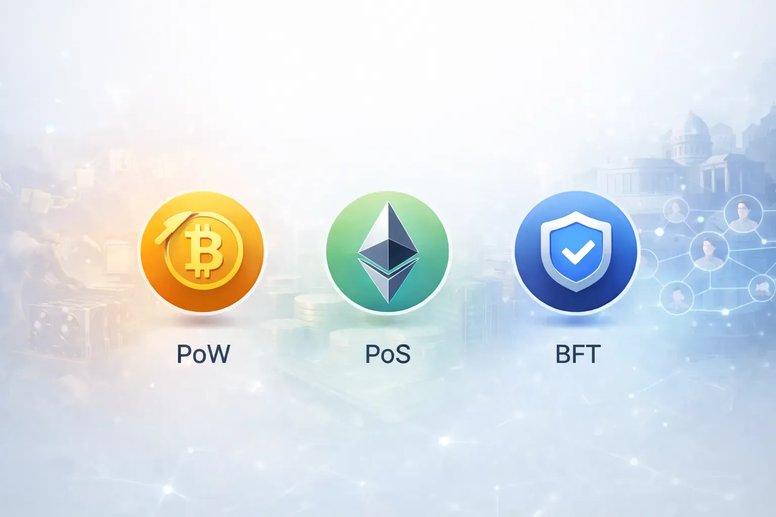 Blockchain Consensus Mechanisms: PoW vs PoS vs BFT