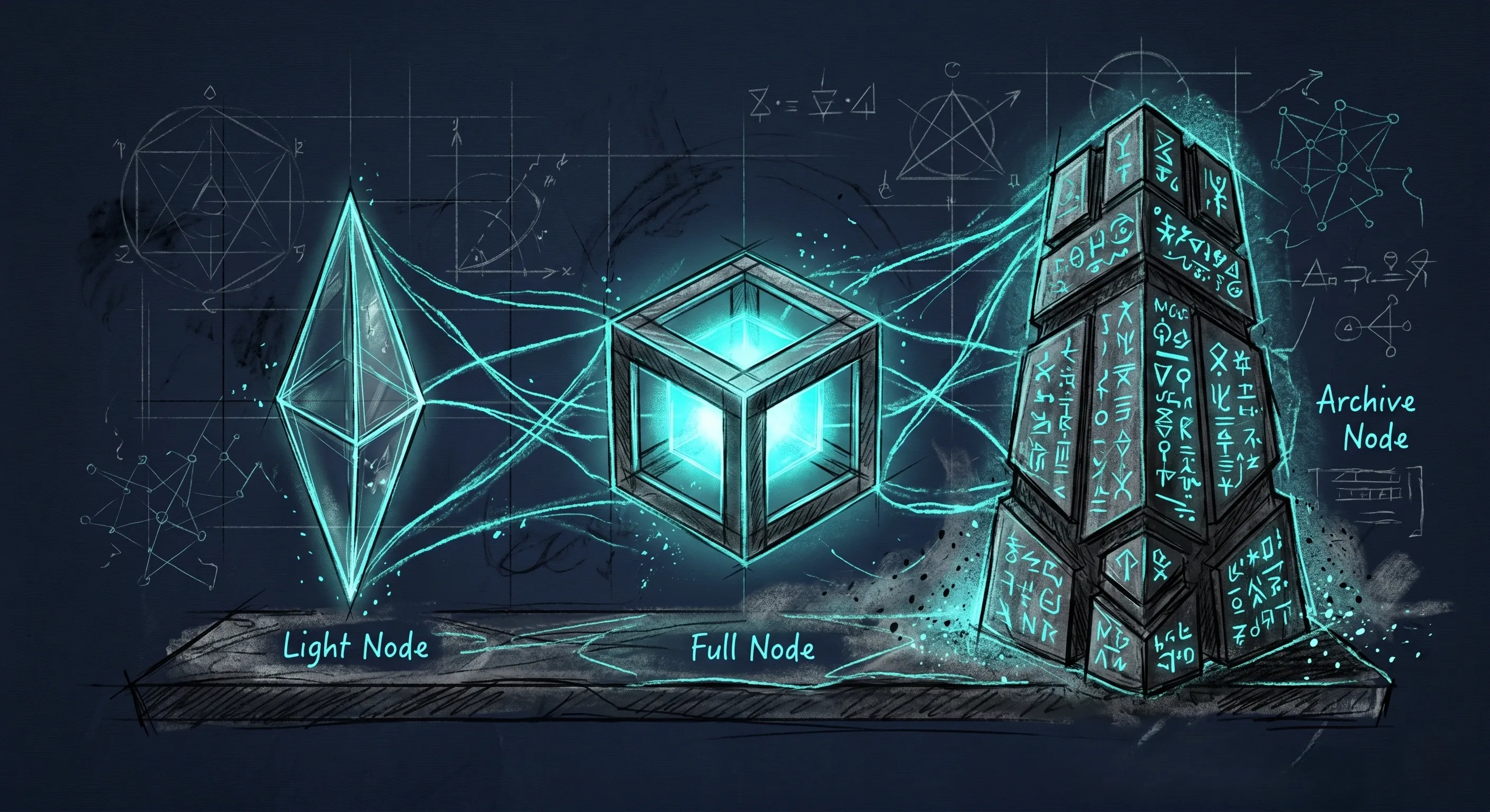 What Is a Blockchain Node? Full vs Light vs Archive Nodes Compared