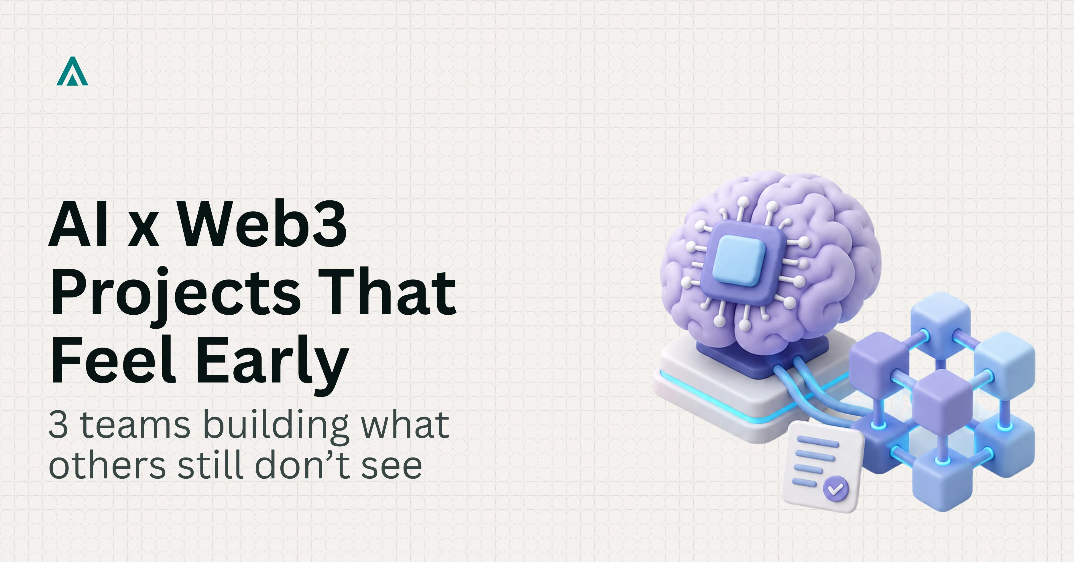 Three AI x Web3 Projects Doing Genuinely New Things in 2026