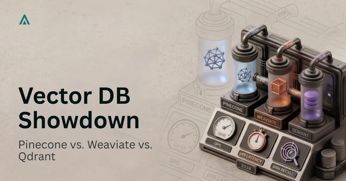 Pinecone vs Weaviate vs Qdrant: On-Chain AI Benchmarks